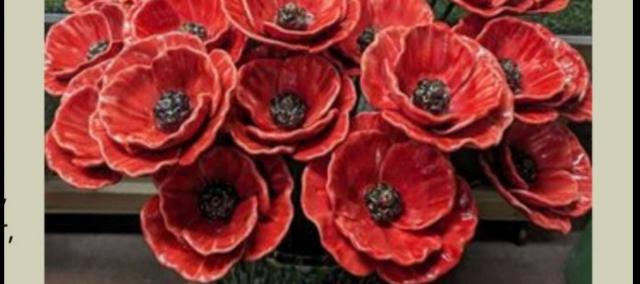 Bloemen in klei © foto's Maria Declercq